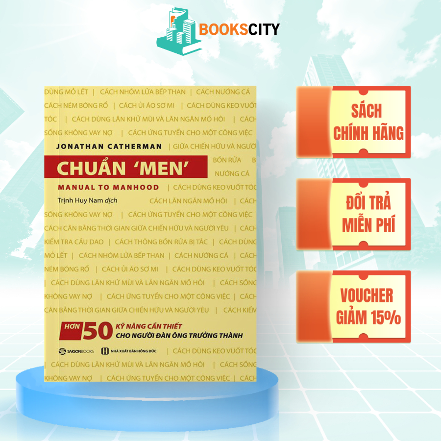Sách - Chuẩn 'Men' - Hơn 50 kỹ năng cần thiết cho người đàn ông