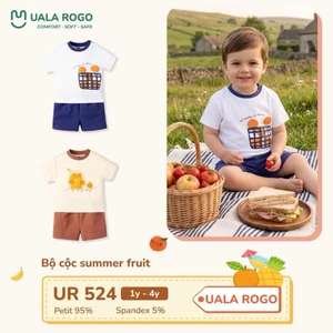 Bộ Cộc Tay Hoạ Tiết Đáng Yêu Uala UR3866 UR3835 UR3841 UR500 UR503 UR2228 UR296 UR524