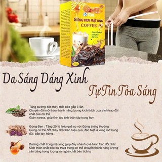 ✅ Cà phê Gừng Đen [Chính Hãng Cao Cấp] ✅ Cà phê gừng đen mật ong Mộc Tâm dành cho chị em cân bằng vóc dáng hoàn hảo