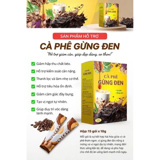 ✅ Cà phê Gừng Đen [Chính Hãng Cao Cấp] ✅ Cà phê gừng đen mật ong Mộc Tâm dành cho chị em cân bằng vóc dáng hoàn hảo