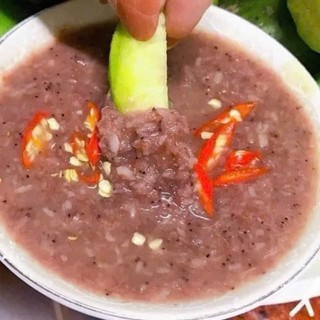 Mắm tép chua Bình Định, Ruốc tươi muối xổi có gia vị vừa vặn, cay, Món ngon nhà làm- 500GR