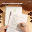 Sổ Còng Deli B5 Chống Cấn Tay – Vở Lò Xo Ruột Thay Thế, Giấy Kẻ Ngang/Kẻ Ô, Bìa Dẻo Tháo Lắp