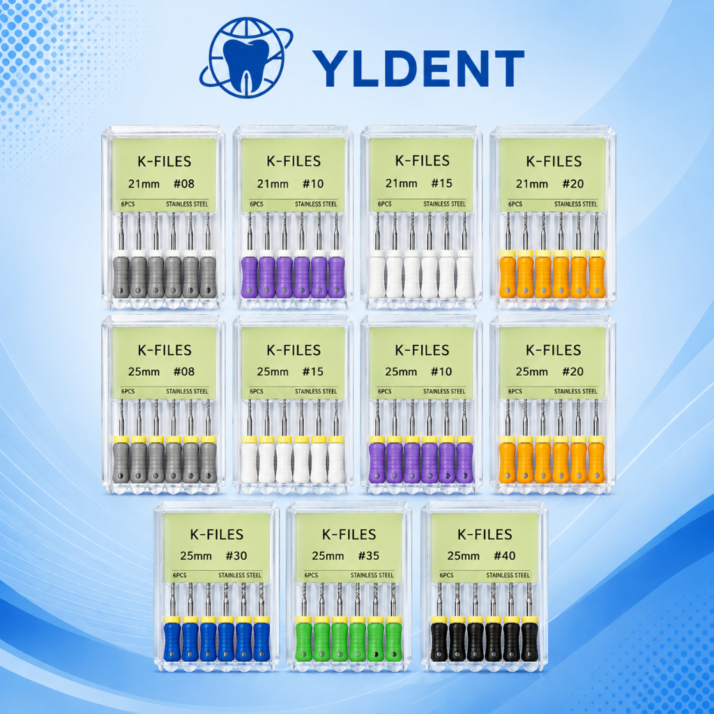 Trâm tay nội nha YLDENT - Nong Dũa K Files, H Files Reamers - Hàng có xuất VAT