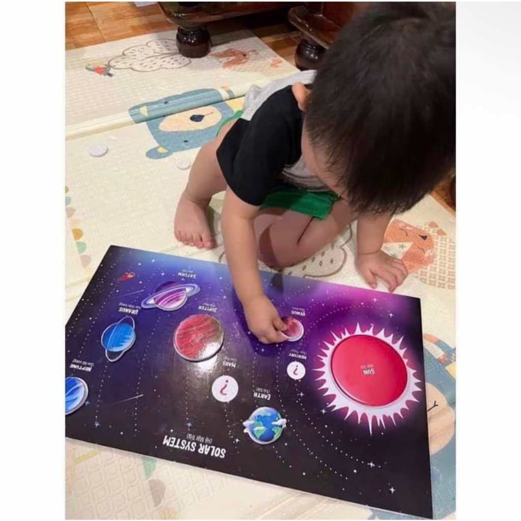 Trò Chơi Bóc Dán HỆ MẶT TRỜI Cho Bé