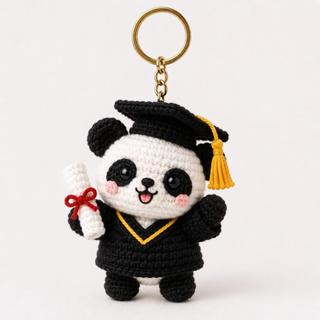 Móc Khóa Len Lendo Các Bé Dễ Thương Tốt Nghiệp 12cm Handmade Amigurumi Quà Tặng Tốt Nghiệp Phụ Kiện Balo Xinh Xắn