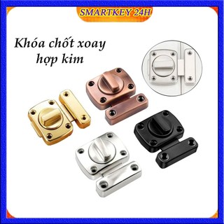 Khóa Chốt Cửa Núm Xoay, Khóa Xoay Bằng Hợp Kim đủ màu