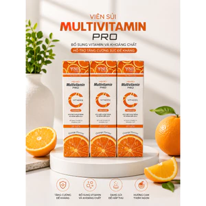 Combo 3 Hộp Viên Sủi Cam - Multivitamin Pro – Tăng Đề Kháng Giảm Mệt Mỏi Bổ Sung Vitamin Mỗi Ngày