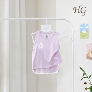 Bộ Quần Áo Ba Lỗ Hàng HG HOT TREND hất Petit Thun Lạnh Mềm Mịn Thoáng Mát Cho Bé Trai Bé Gái (Dáng Rộng )
