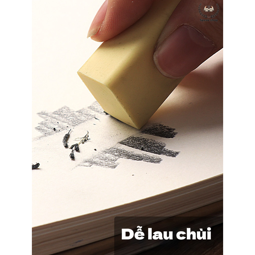 Sổ Vẽ Deli Gáy Lò Xo A4/A3/A5 – Giấy Vẽ Cao Cấp 110gsm, Bề Mặt Ép Lạnh, Chống Tẩy Rách, Dành Cho Vẽ Phác Thảo & Mỹ Thuật