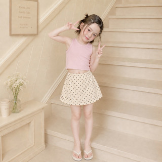 Chân váy bé gái BATALA KIDS, CHÂN VÁY CHẤM BI ĐEN TRẮNG cho bé gái kiểu chữ A dễ thương cho bé 10-25kg