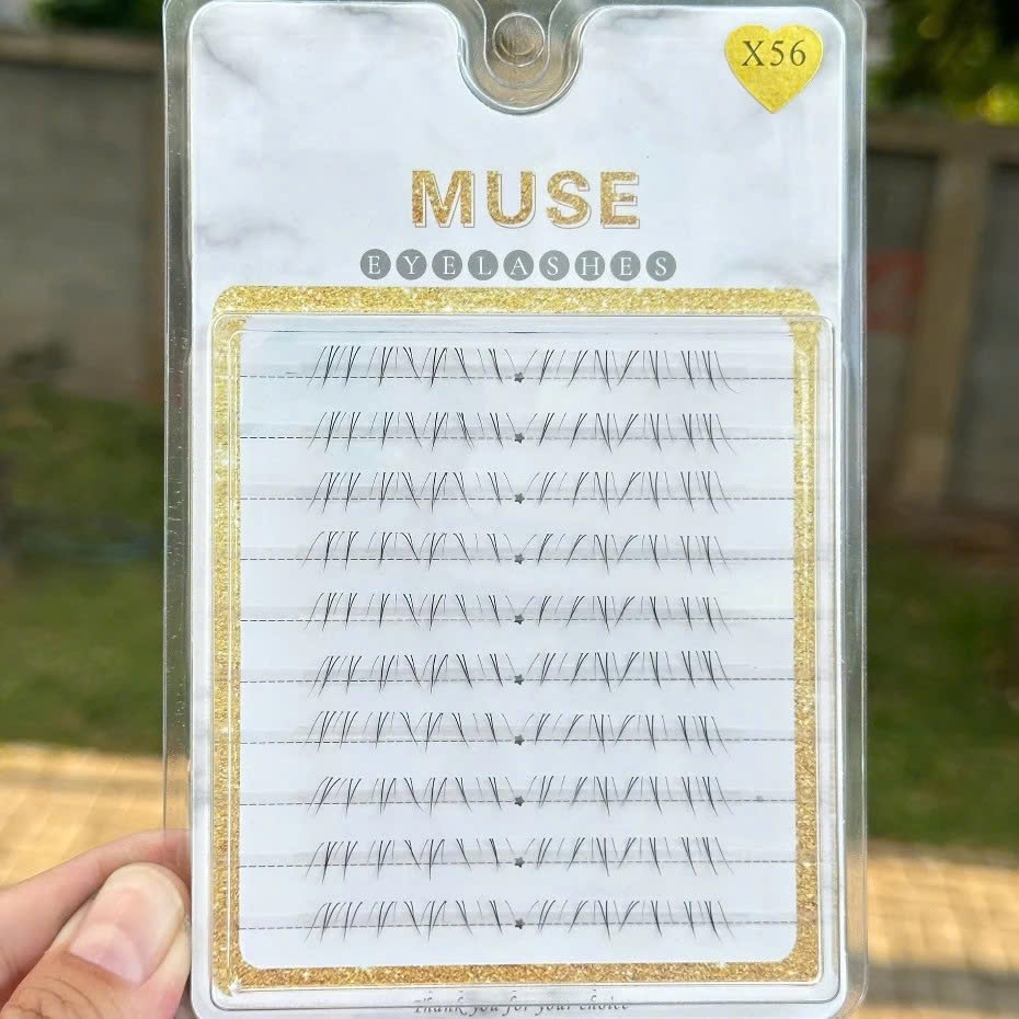 LeeVelvetLashes-MI MUSE- Mi X98-X56- Sợi mi mảnh, tự nhiên – giúp mắt to và rõ nét hơn