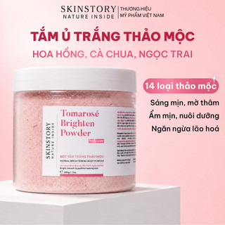 Bột Tắm Trắng Body Tomarosé SkinStory, Bột Ủ Trắng Thảo Mộc Hỗ Trợ Sáng Da Mờ Thâm Ngừa Lão Hoá