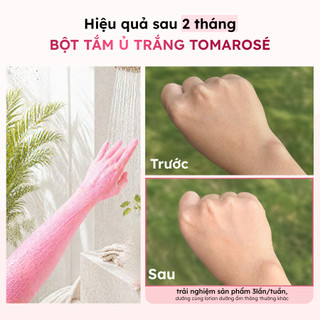 Bột Tắm Trắng Body Tomarosé SkinStory, Bột Ủ Trắng Thảo Mộc Hỗ Trợ Sáng Da Mờ Thâm Ngừa Lão Hoá