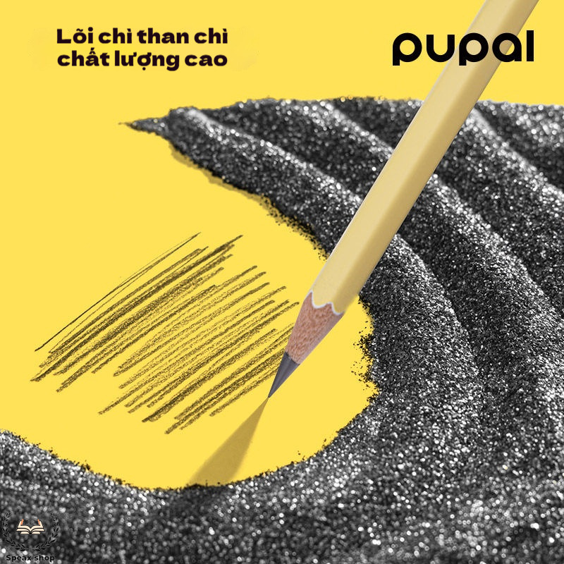 Bút chì gỗ Deli không độc hại – Lõi chì siêu to (dày), đậm màu, thân lục giác dễ cầm, dễ gọt Hộp 30 cây