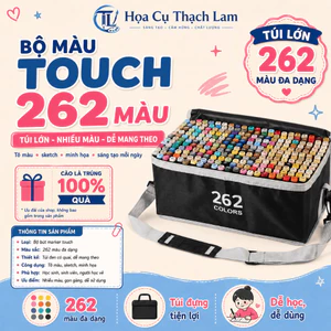 HỎA TỐC Bút Màu Marker Touch 80/100/120/168 Cây Chuyên Nghiệp Kèm Túi Vải Họa Cụ Tô Màu