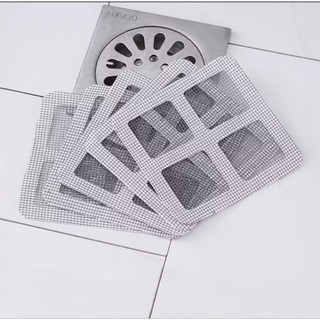 Lưới Lọc Rác Chống Tắc Set 5 Miếng Lọc Rác Nhà Tắm Miệng Cống Thoát Nước Chặn Côn Trùng 10x10cm