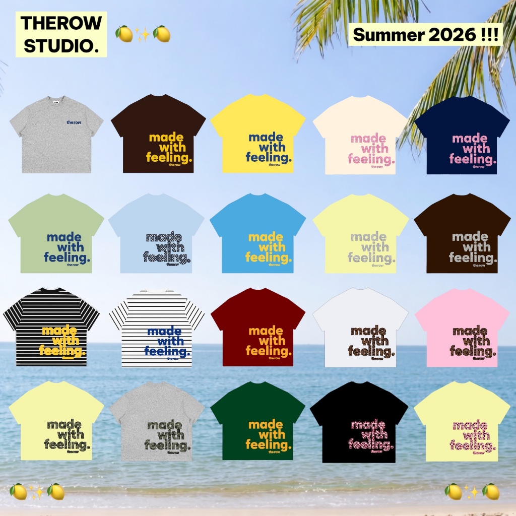 [ORDER LINK 2] TR5 THEROW Áo Thun Boxy Local Brand Tay Ngắn Cotton 250gsm " FEELING " Áo Phông Forrm Rộng Unisex Nam Nữ | BigBuy360 - bigbuy360.vn