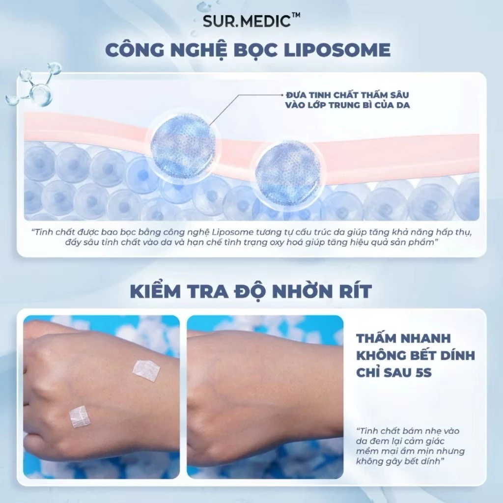 Tinh Chất Huyết Thanh 32ml + Kem Dưỡng Sur.Medic Super Glutathione 1000TM Sáng Da, Căng Bóng - Ever Queen