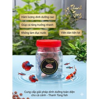 (MỚI) CÁM DÁN KÍNH MIX 3 giàu dinh dưỡng giúp cá khỏe, tăng size lên màu đẹp.