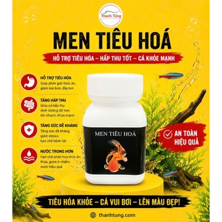 MEN TIÊU HÓA - giúp cá hấp thu tối đa dưỡng chất, ngăn ngừa các vấn đề đường ruột, sình bụng ở cá cảnh.