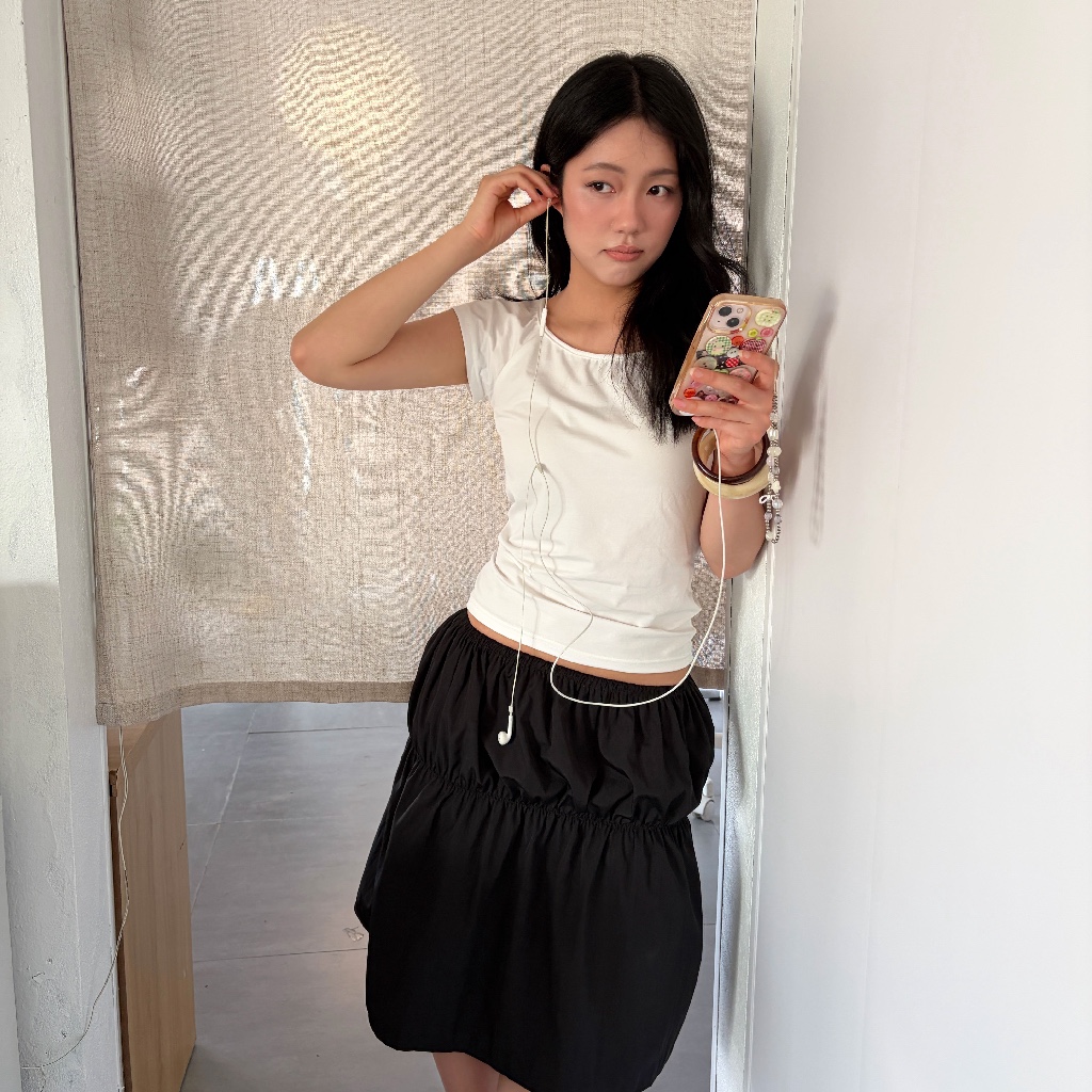 Áo Thun Nữ Babytee Cotton 4 Chiều Dáng Fit - Basic Round Neck Top - Sonna hi