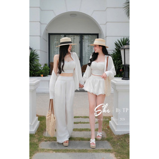 Set Đũi 3 Món Quần Suông Chuẩn She’s