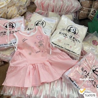 Đầm xoè công chúa sát nách hình in mini - Lựa chọn hoàn hảo cho gái yêu size 9-33kg