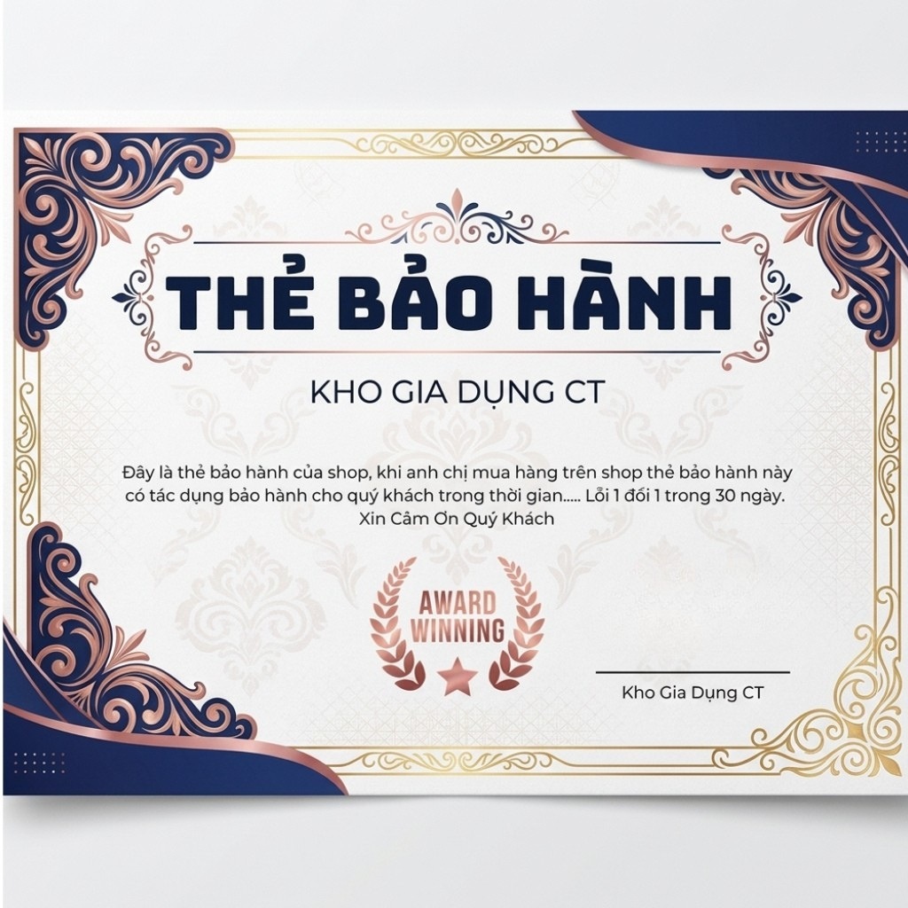 thẻ bảo hành sản phẩm ,từ khi nhận hàng từ shop QUẠT TÍCHD ĐIỆN