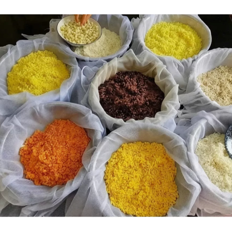 Khăn hấp, khăn vải lưới đồ xôi chống dính, lưới lỗ rất nhỏ may 2 lớp, hấp xôi, có thể tái sử dụng