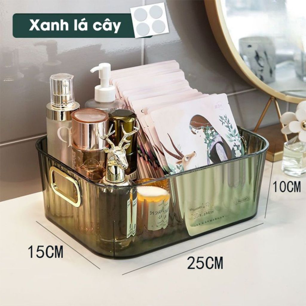 Khay Đựng Đồ Đa Năng ALOHOME – Giỏ Đựng Đồ Tiện Lợi, Khay Nhựa Đựng Mỹ Phẩm Đồ Ăn Vặt Gọn Gàng