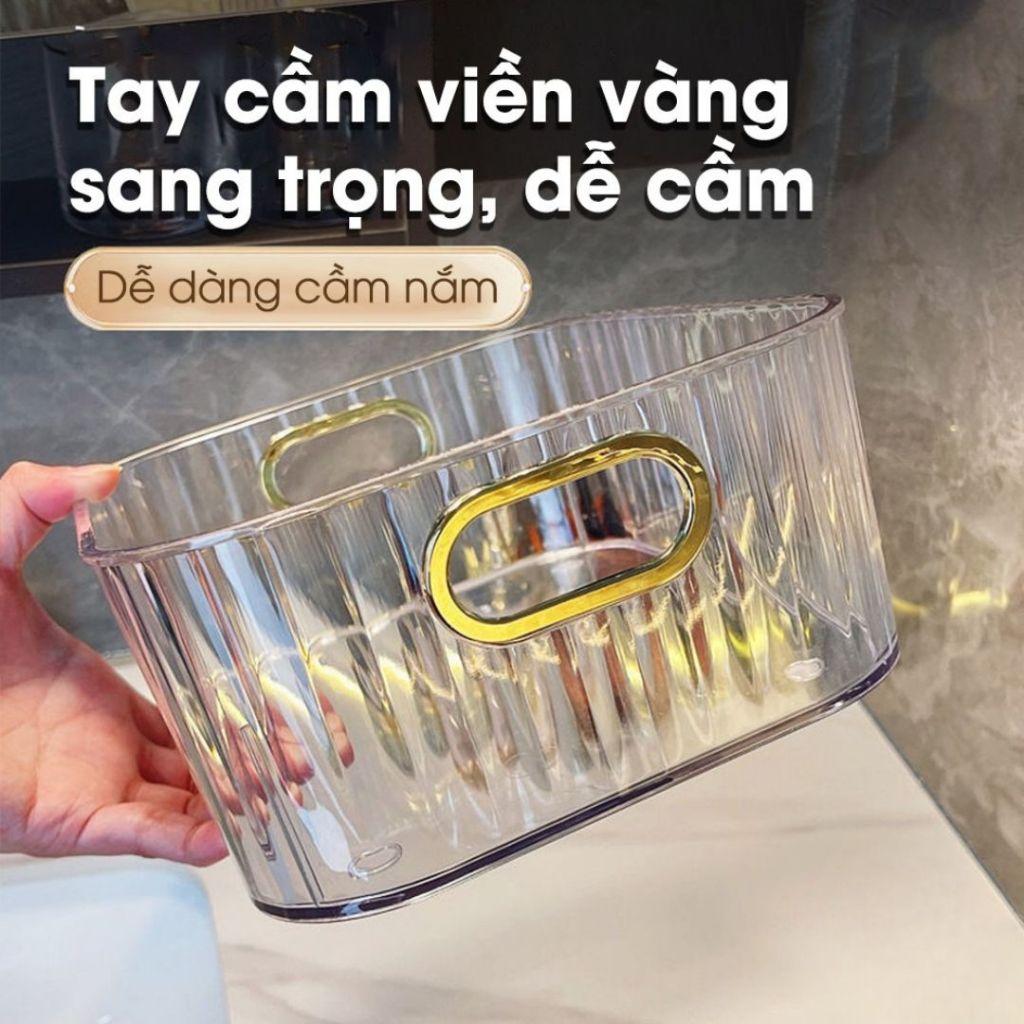 Khay Đựng Đồ Đa Năng ALOHOME – Giỏ Đựng Đồ Tiện Lợi, Khay Nhựa Đựng Mỹ Phẩm Đồ Ăn Vặt Gọn Gàng