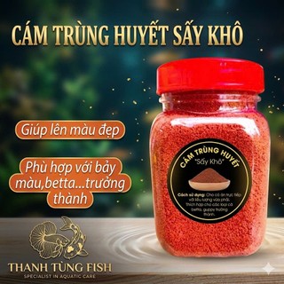 Artemia sấy khô - Trùng huyết sấy khô - cám trộn T5 ĐỘ ĐẠM cao giàu dinh dưỡng cho cá 7 màu , gupy , beta - Cám Cá Store