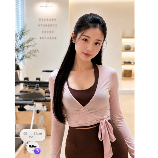 Bộ Tập Gym Yoga Nữ Choco Seoul, Set Đồ Tập Thể Thao Áo Bra Mút Ngực Cố Định Và Quần Legging Nâng Mông Cạp Cao