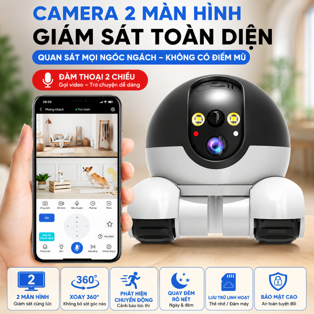 Camera robot - Giá Tốt, Sale Tháng 07, Ship 0 Đồng | Shopee Việt Nam