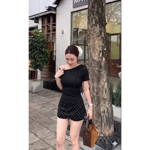 ÁO THUN TRỄ VAI THẮT NƠ CỔ | PHONG CÁCH HÀN QUỐC TRENDY | HOT TREND 2026 BY CHAMIE STORE