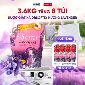Nước giặt xả DrSoftly 5in1 Siêu Đậm Đặc, Lưu hương đến 72h, An toàn cho cả gia đình