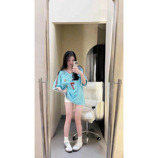 Áo Phông Cổ Tim Số 7 Siu Hot #52647 [Sẵn]