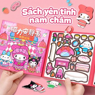 【Kuromi DIY Sách yên tĩnh】Dành riêng cho việc rèn luyện tính kiên nhẫn | Không cần cắt | Sách đồ chơi xé ra là dán được