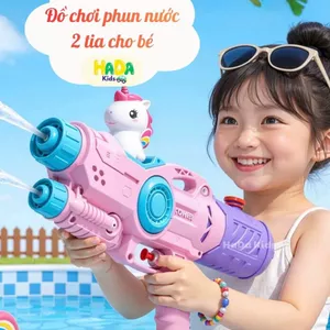 Đồ chơi phun nước size to, size trung, đồ chơi phun nước áp lực, bắn xa, nhiều hình dễ thương HaDa Kids