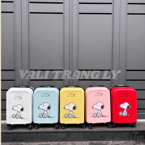 Vali cho bé lớn Size 20 - Vali chó snoopy Size 20 - Vali du lịch gấu cho bé