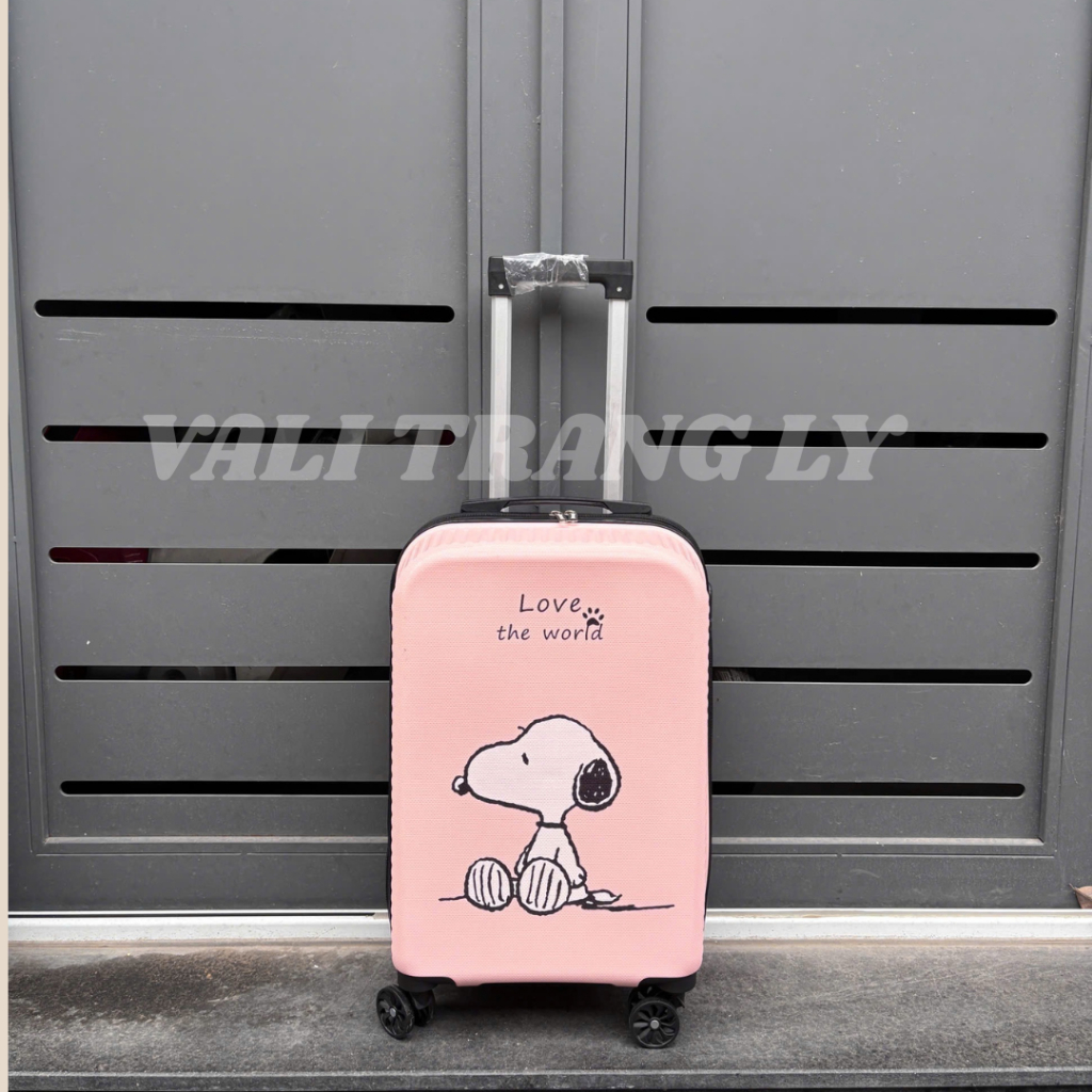 Vali cho bé lớn Size 20 - Vali chó snoopy Size 20 - Vali du lịch gấu cho bé