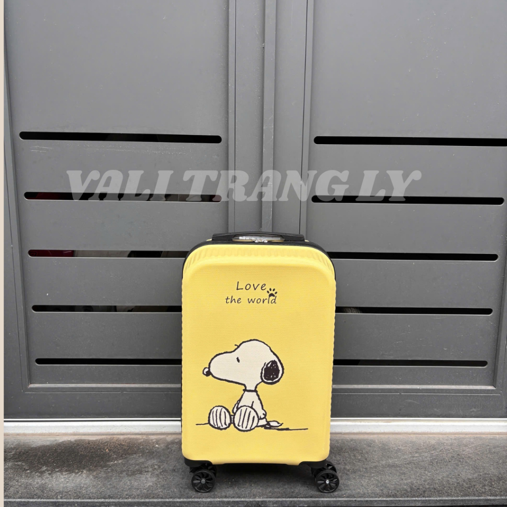 Vali cho bé lớn Size 20 - Vali chó snoopy Size 20 - Vali du lịch gấu cho bé