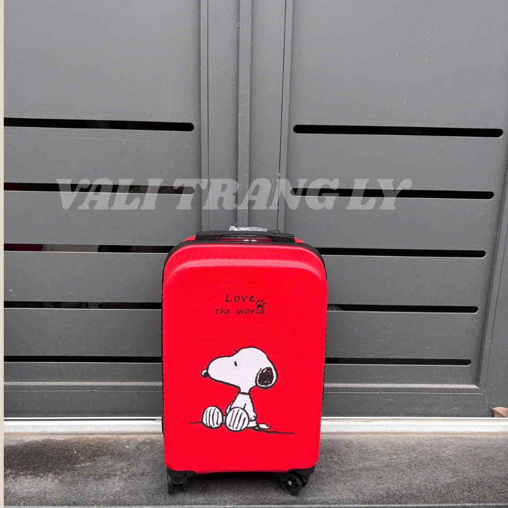 Vali cho bé lớn Size 20 - Vali chó snoopy Size 20 - Vali du lịch gấu cho bé