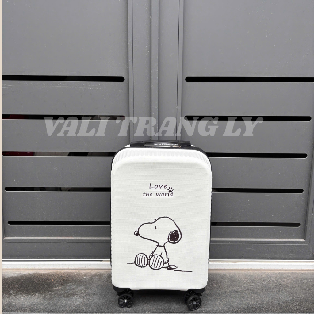 Vali cho bé lớn Size 20 - Vali chó snoopy Size 20 - Vali du lịch gấu cho bé