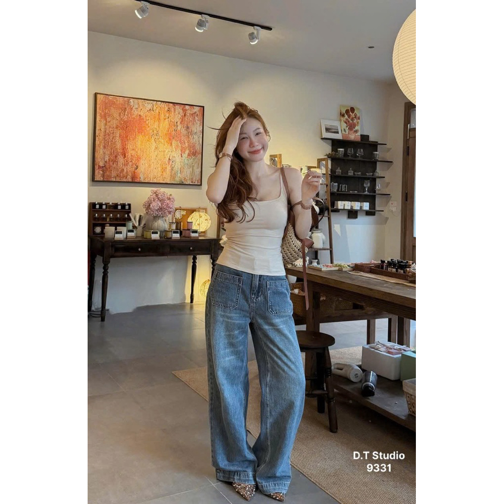 [𝐒𝐮𝐙𝐲] Quần Jeans Túi Trước WEGE QCCC (Dài 100cm)
