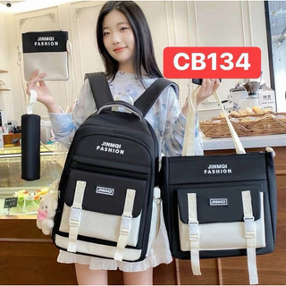 [Sammy] Combo Balo 4 Món Jinmqui Phong Cách Hàn Quốc CB134