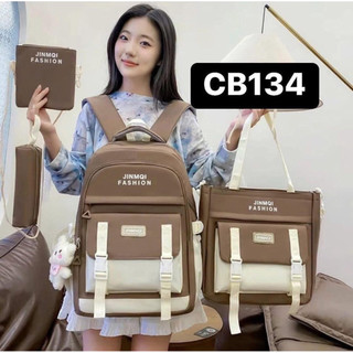 [Sammy] Combo Balo 4 Món Jinmqui Phong Cách Hàn Quốc CB134