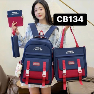 [Sammy] Combo Balo 4 Món Jinmqui Phong Cách Hàn Quốc CB134