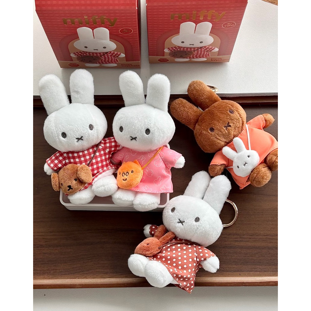 [CHÍNH HÃNG] Miffy Rabbit Travel Plush Keychain Blindbox Series ...