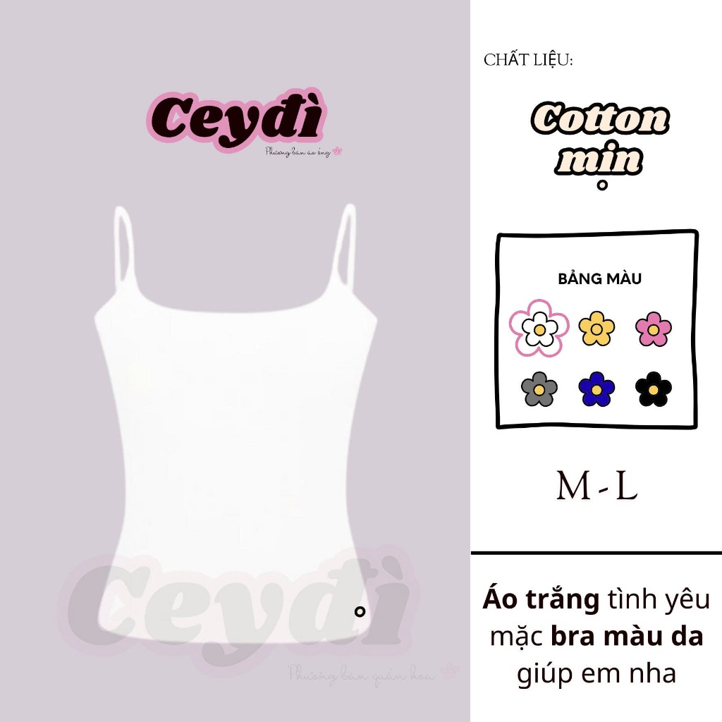 [CÓ MÚT] [2S] Áo 2 dây thắt eo siêu tôn dáng